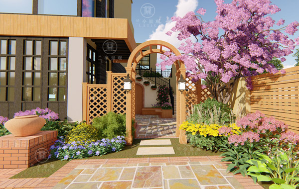 青岛花园设计-青岛海尔原乡墅别墅花园设计