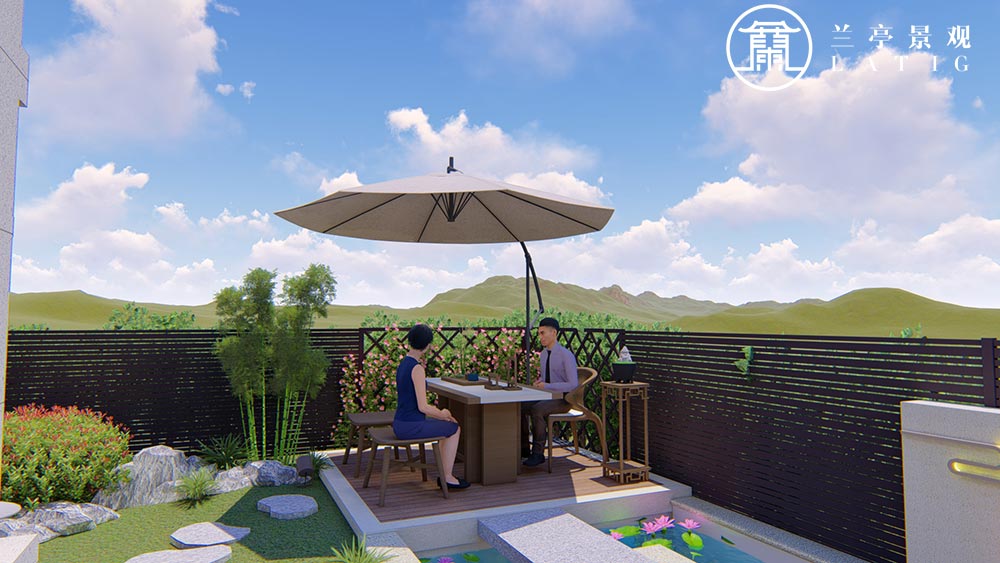 青岛庭院设计-中信·森林湖2期花园设计