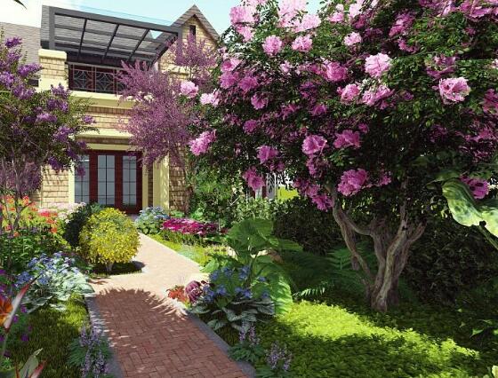 青岛别墅景观设计