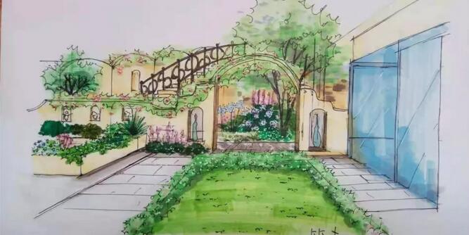 青岛庭院花园设计