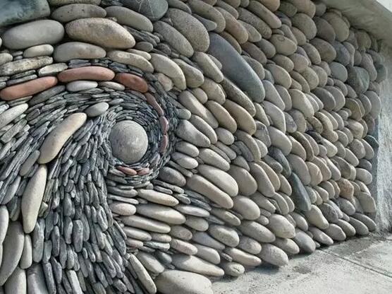 青岛庭院设计,庭院石墙