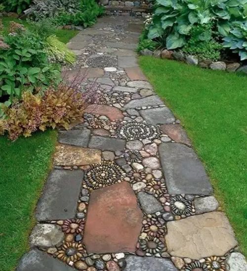 别墅庭院铺装图