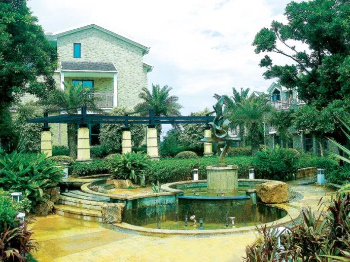 青岛别墅庭院设计,青岛别墅景观设计