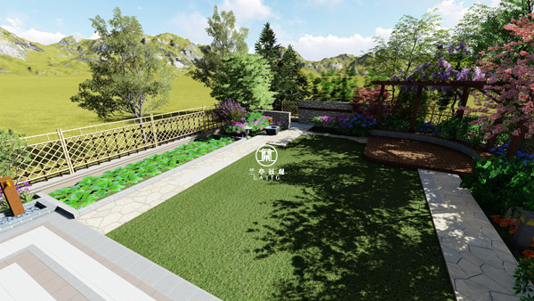 青岛庭院设计,兰亭景观