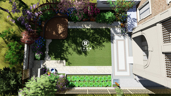 青岛缦沙半岛庭院设计,兰亭景观