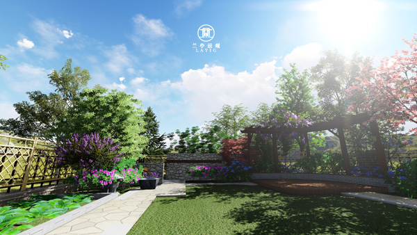 青岛花园设计,兰亭景观
