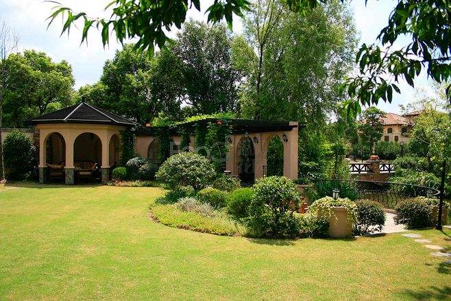 青岛别墅庭院设计,青岛别墅景观设计