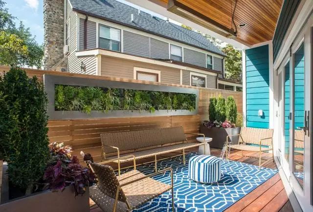 青岛庭院设计-防腐木