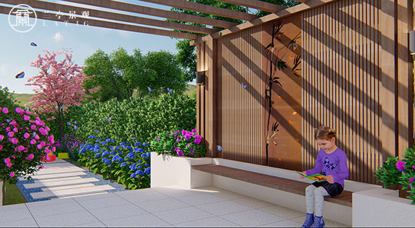 青岛庭院设计,青岛别墅庭院设计