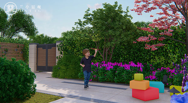 青岛庭院设计,青岛别墅庭院设计