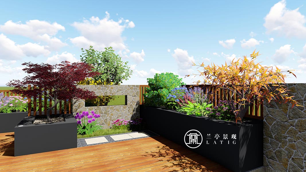青岛屋顶花园设计,青岛屋顶花园设计与施工