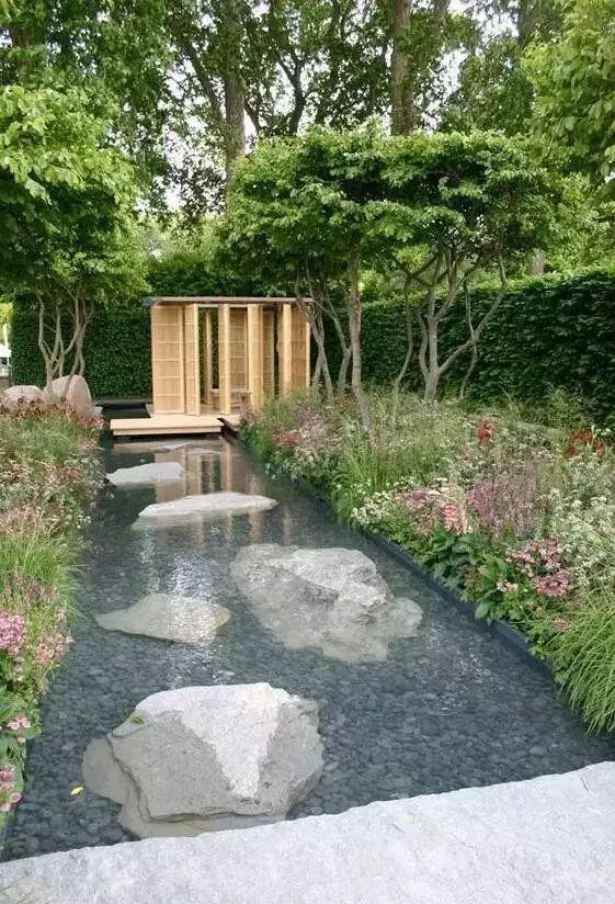 青岛花园水景设计