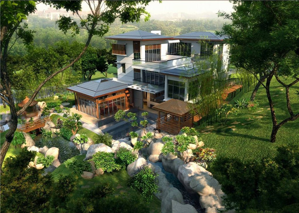 别墅庭院景观设计