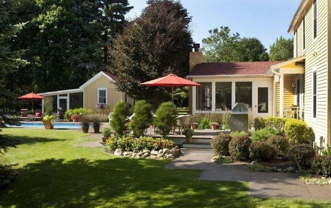 美式庭院设计之树木