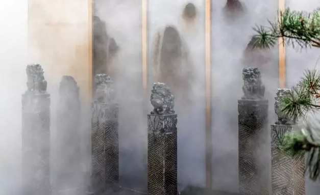 中式庭院之拴马桩