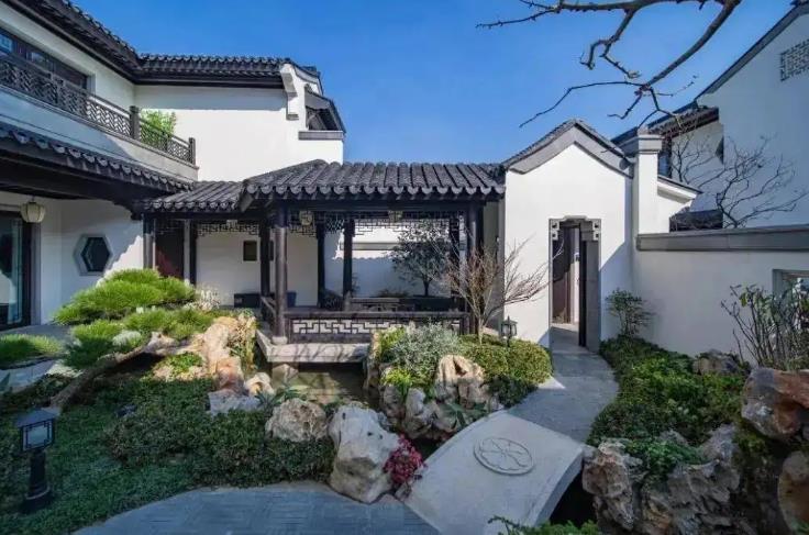 青岛别墅庭院景观石