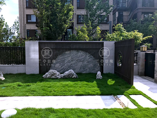 青岛别墅景观设计-青岛龙湖锦璘原著庭院设计