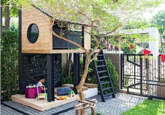 别墅庭院设计：四个小妙招，助你打造乐趣十足的儿童乐园！