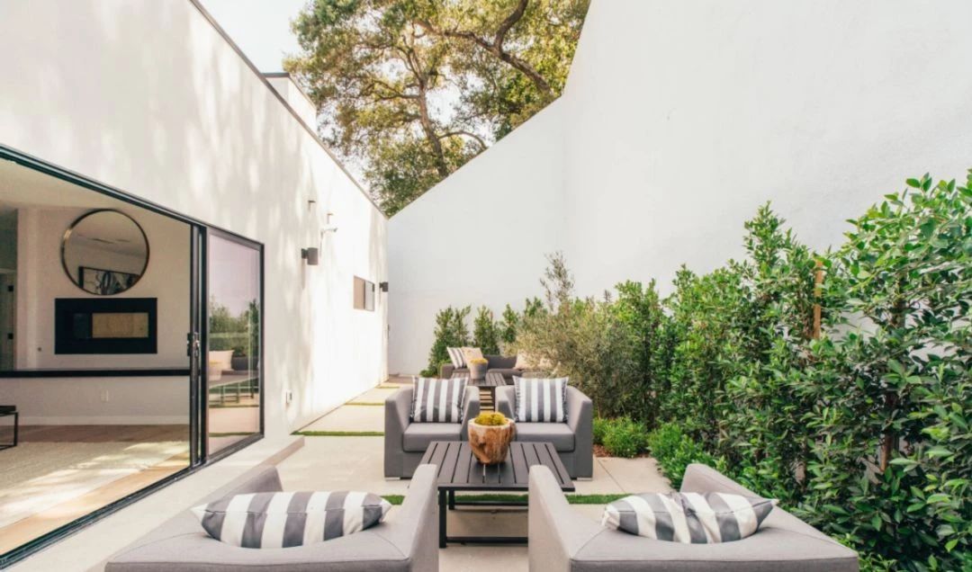 4个超美的现代风格庭院，简单又美观。烟台庭院设计