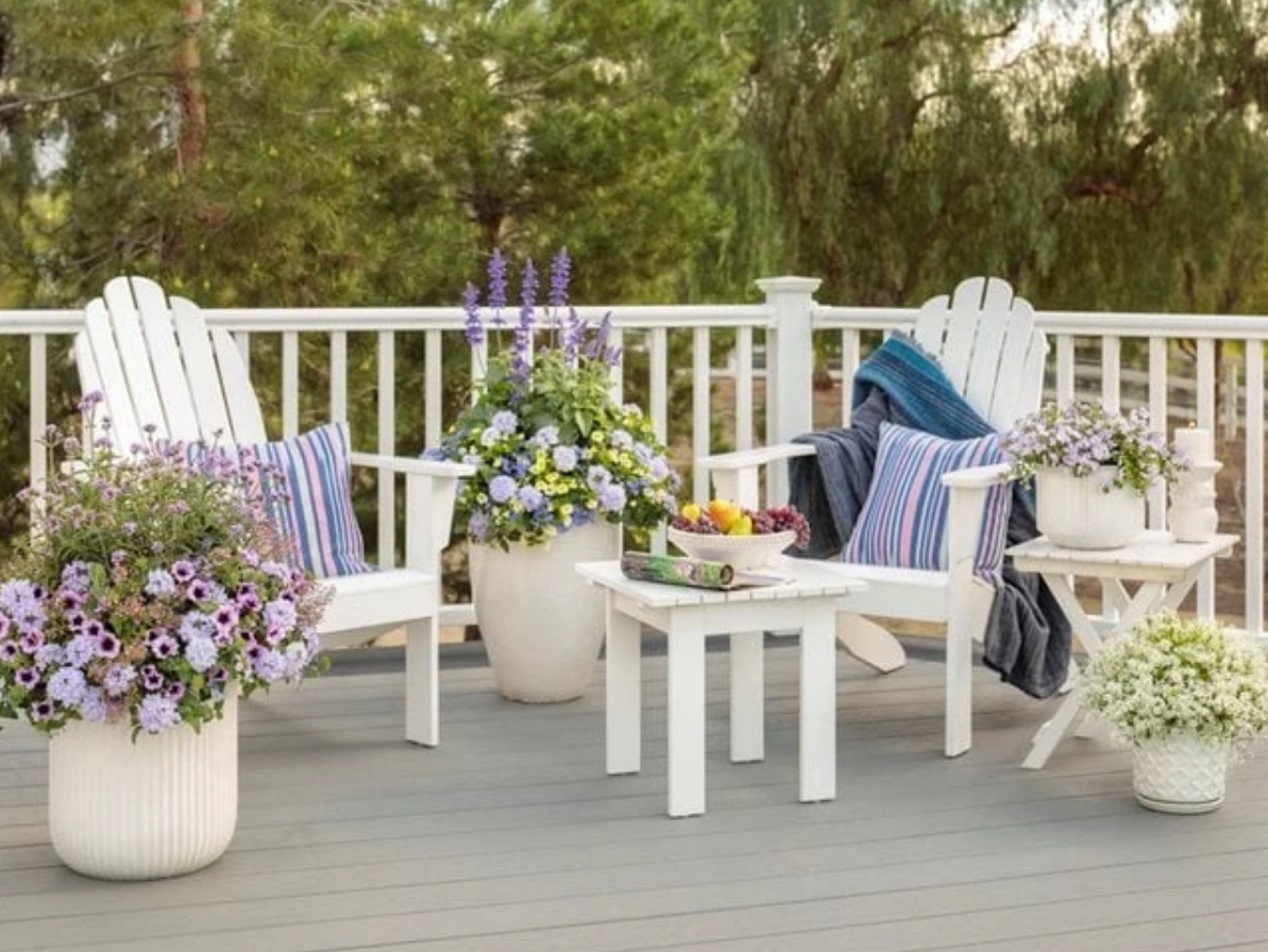 正确使用花园中的颜色，创建美丽户外空间