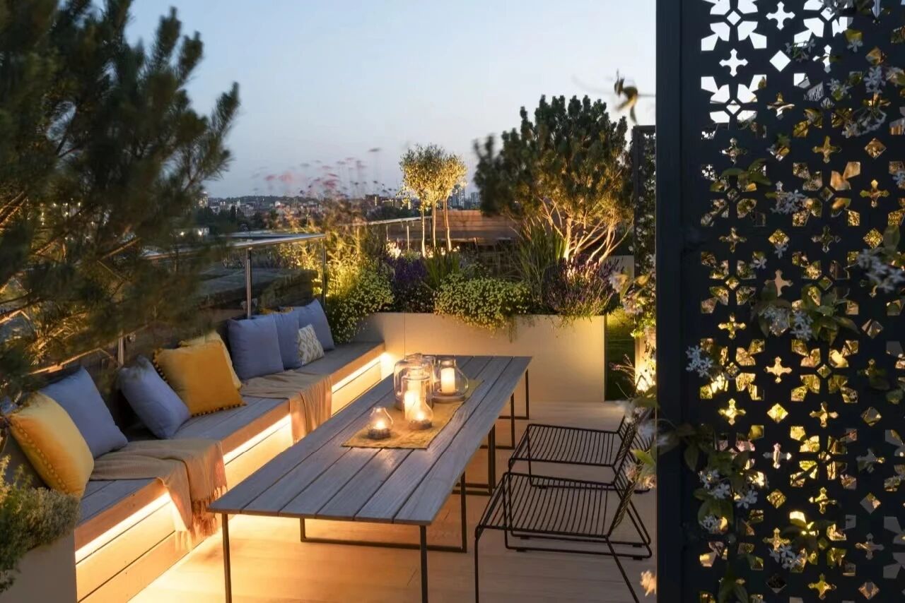 露台上的休闲花园这做，让每天回家成为度假！